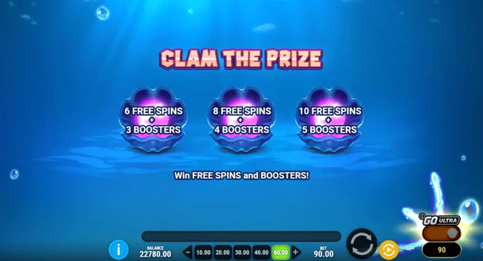 Manta Mayhem – odabir školjke u Clam The Prize